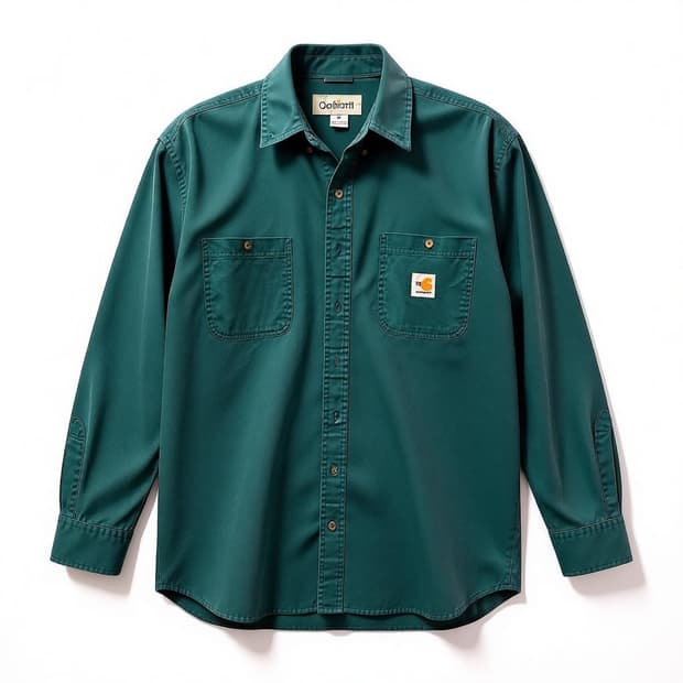 carhartt 칼하트 긴팔 워크 셔츠 그린 XL