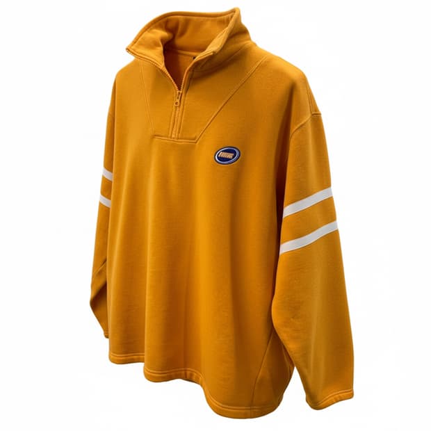 올드 반스 90's 빈티지 하프 반집업 기모 맨투맨 1803