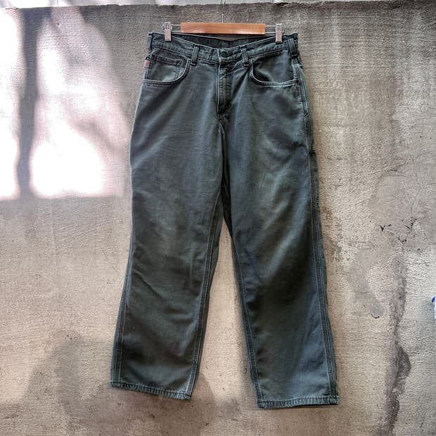 칼하트 FR CAT2 워크 팬츠 모스그린