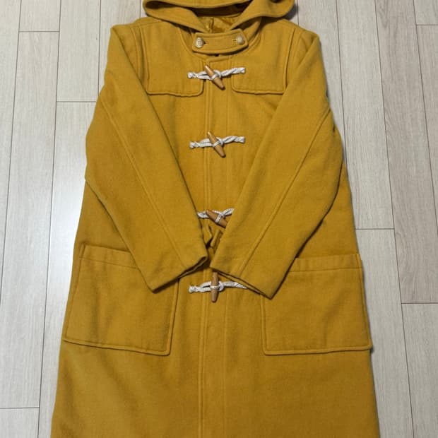 JPN 빈티지 후드 더플코트