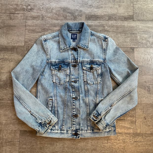 GAP 데님 청자켓 XXS