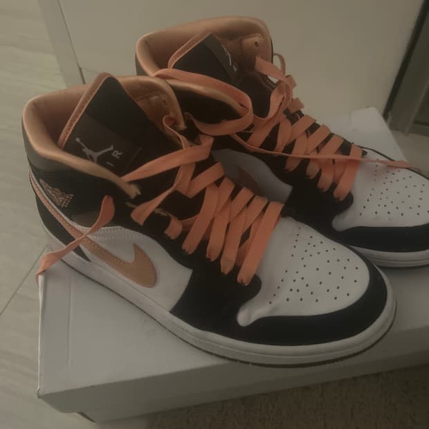 나이키 조던 미드 핑크브라운