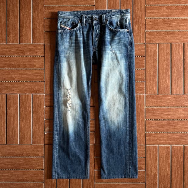 Diesel larkee cotton denim pants