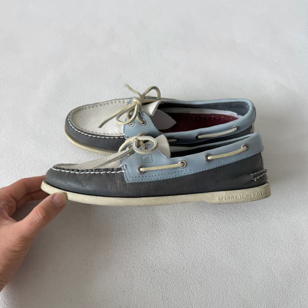 [MEN'S 9M]스페리(SPERRY) 레더 보트슈즈