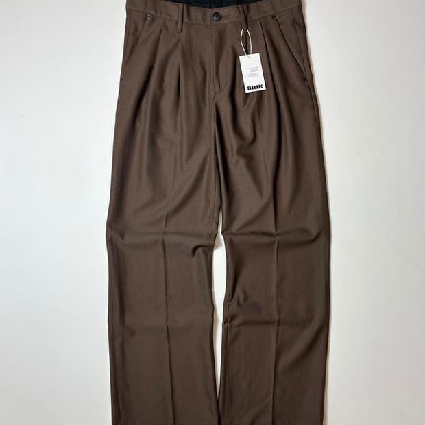 메종미네드 MAISON MINED 투턱 와이드 슬렉스 팬츠 PN9172