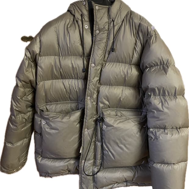 (S) 페치선데이 구스 스톰파카 카키