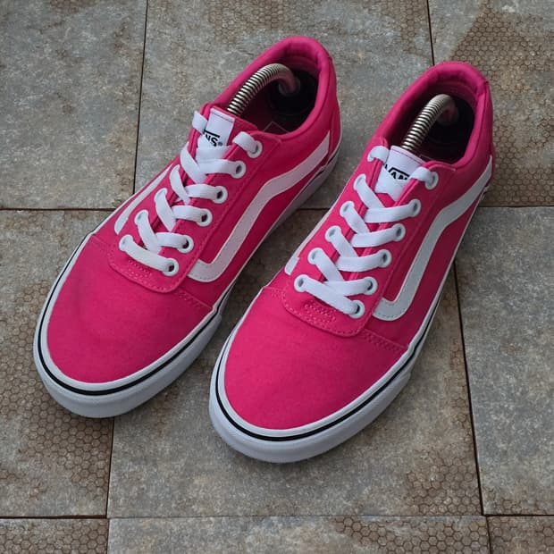 (240)반스 워드 캔버스 핑크 