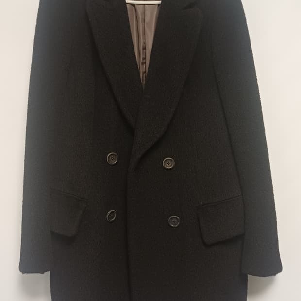 한섬 SYSTEM 여성 울 알파카 부클 더블코트[무료배송]