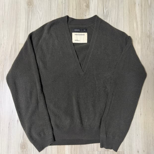 frenckenberger 캐시미어 V넥 오버사이즈 니트