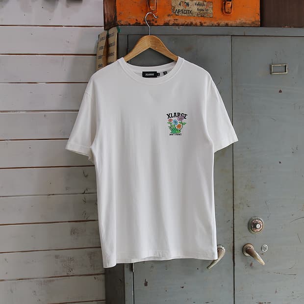 (착용컷) XLARGE 프린팅 반팔 티셔츠 (남성용 100)
