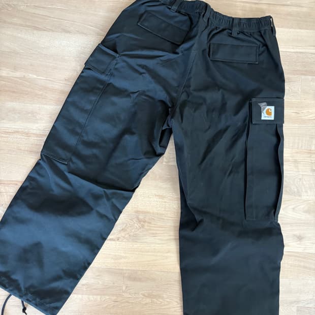 칼하트 WIP x 인빈시블 카고팬츠 맥스 블랙