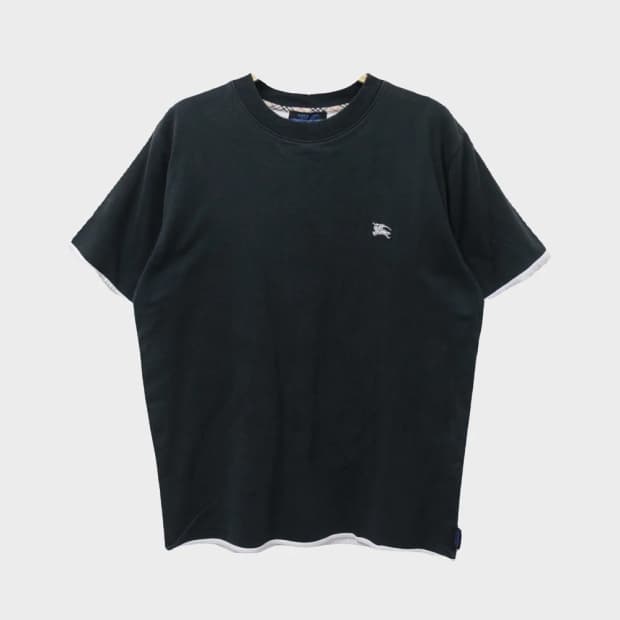 버버리 블루라벨 로고 반팔 티셔츠 66484