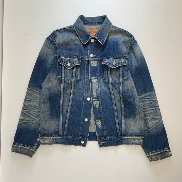 리바이스 70505 Big E LVC 데님 자켓
