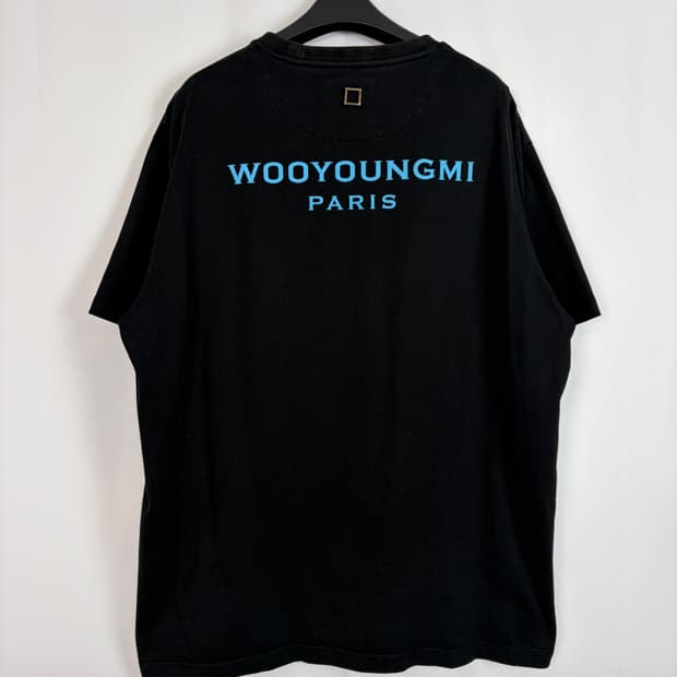 a354) 우영미 20ss 백로고 티셔츠