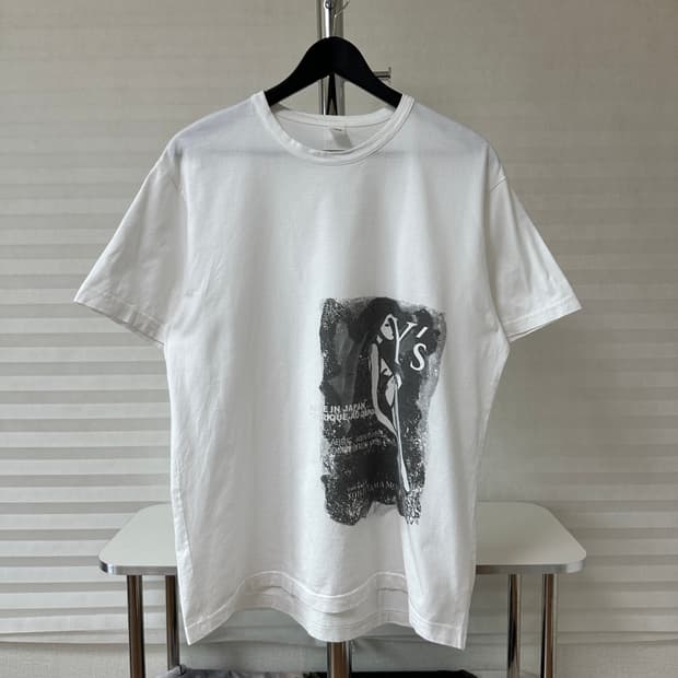 Y’s by Yohji Yamamoto Shadow Graphic반팔