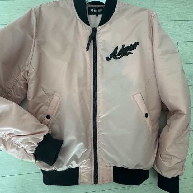 어드바이저리 야구점퍼 항공점퍼 핑크점퍼