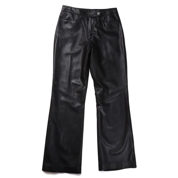 Dellancci Genuine Leather Pants