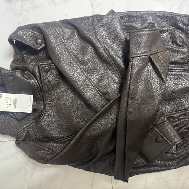 자라 가죽 자켓 생로랑 신시아(s)