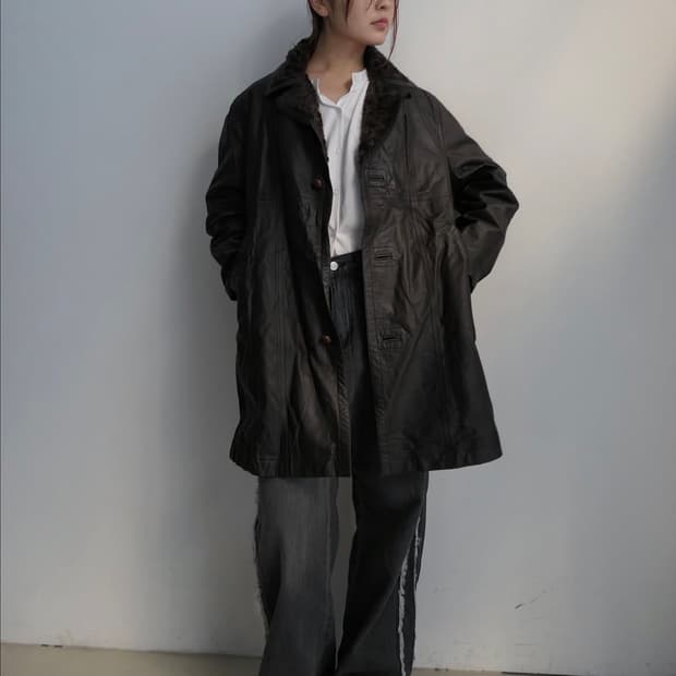 낙원 빈티지 양가죽자켓