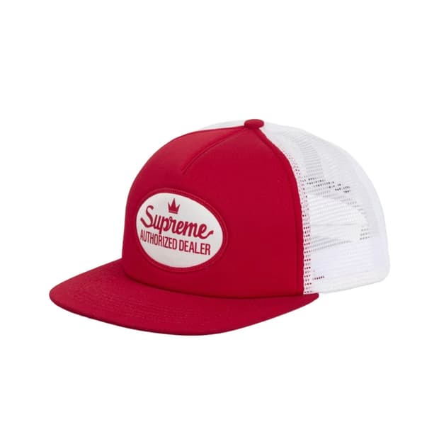 슈프림 오서라이즈 메쉬 백 5-패널 레드 - 25SS