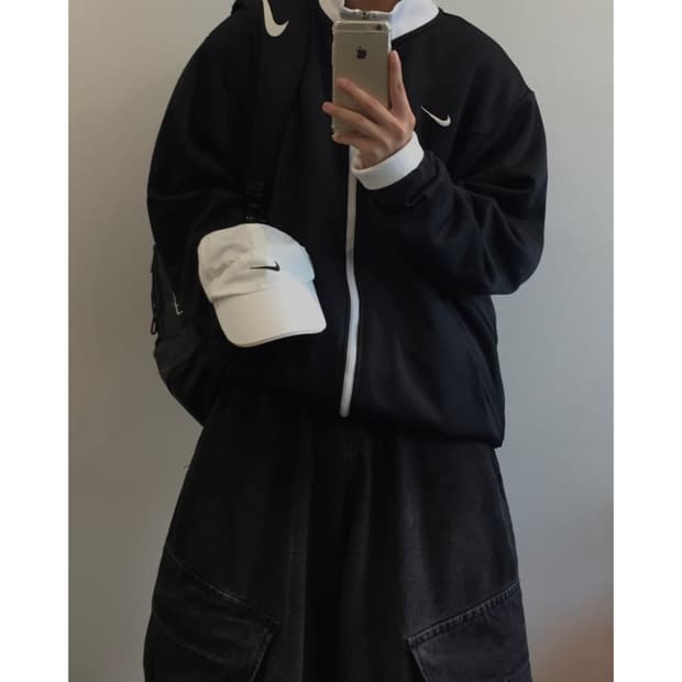 Nike 나이키 스우시 아카이브 모노크롬 트랙져지
