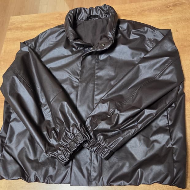 유니클로 U 코팅 쇼트 블루종 3XL