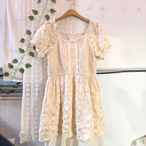 axes femme 엔젤 레이스 원피스