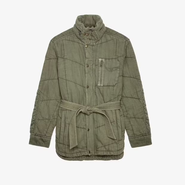 자딕앤볼테르 밀리터리 퀼팅 야상 자켓 S사이즈