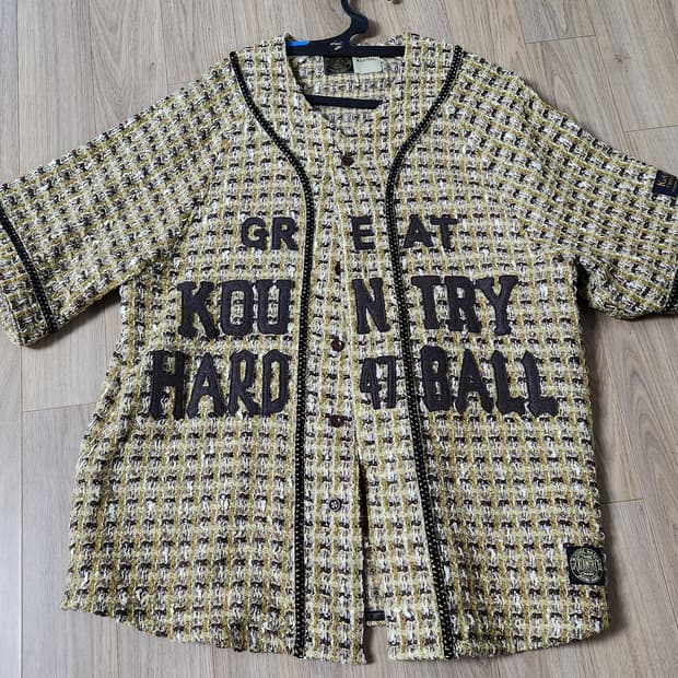 KAPITAL 캐피탈 팬시티드 GREAT KOUNTRY 베이스볼 셔츠