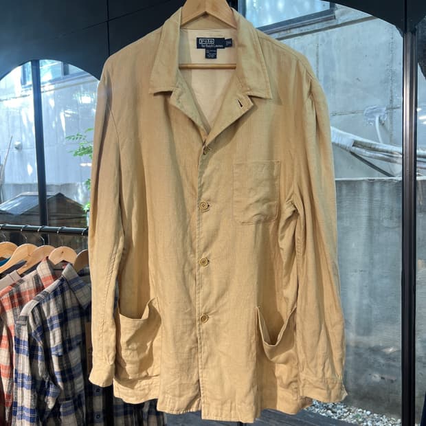폴로랄프로렌 린넨 자켓
