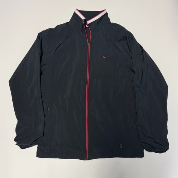 여성 나이키 올드스쿨 검빨 바람막이 자켓 L