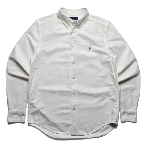 [L(14-16)] 폴로 랄프로렌 옥스포드 셔츠 화이트