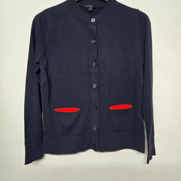 COS 네이비 가디건 S 사이즈