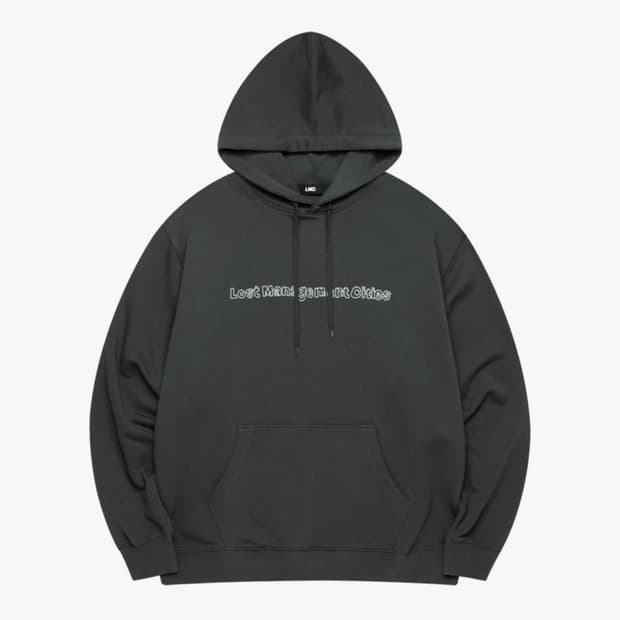 엘엠씨 후드티 차콜 s