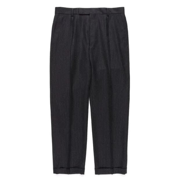 와코마리아 도멜 글리터 플리티드 트라우저 블랙 XL