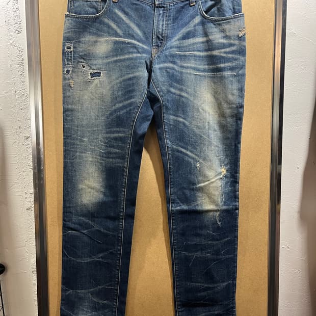 돌체앤 가바나 워싱 데님 팬츠