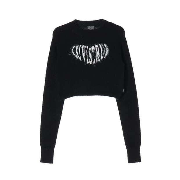 러브이즈트루 크롭 니트 F