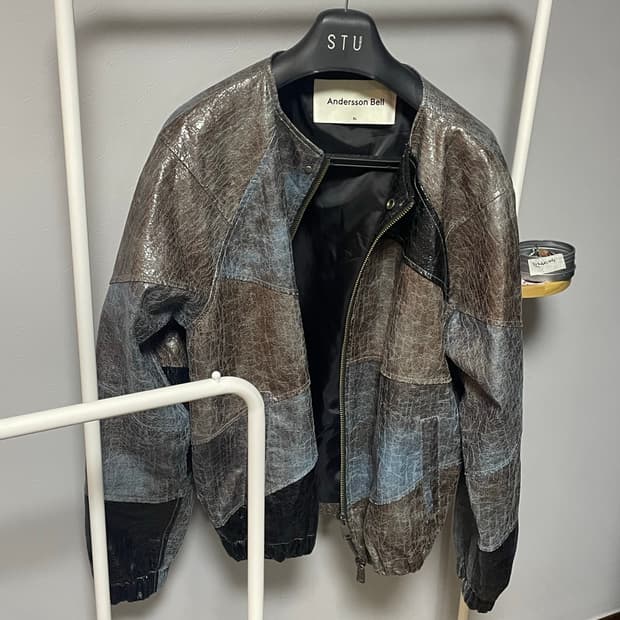 앤더슨벨 패치워크 포 레더 봄버 XL