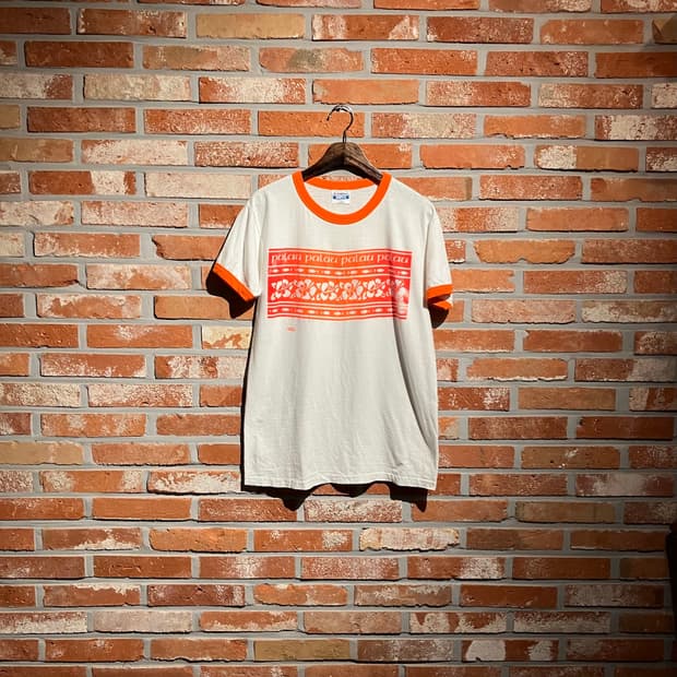 90s USA 빈티지 헤인즈 링거 티셔츠