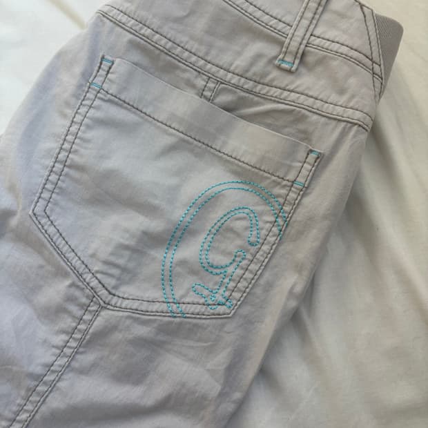 호피단추 포인트 색감 팬츠