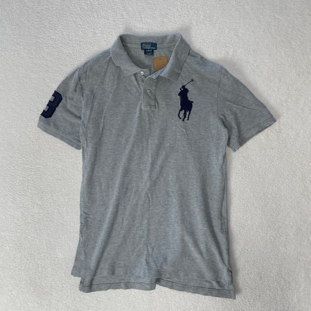 폴로랄프로렌 빅포니 카라티 그레이 