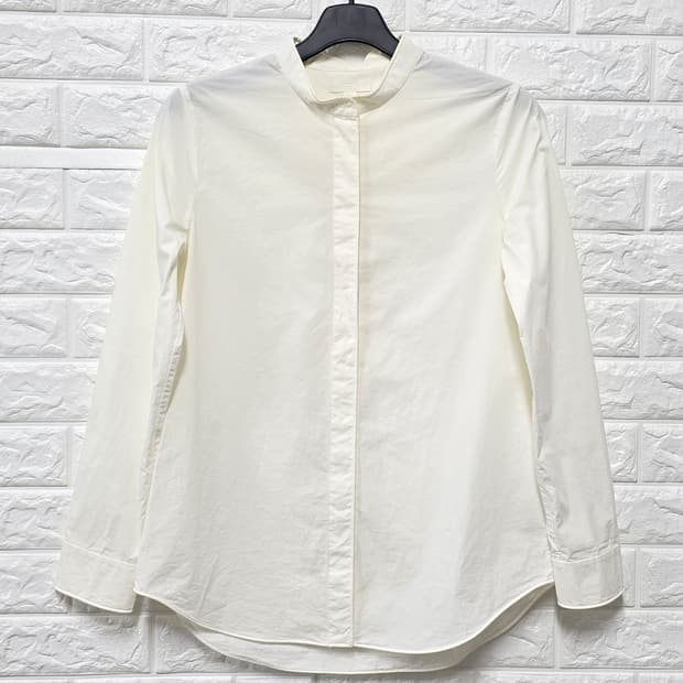 택포// M 코스 COS 화이트 블라우스 