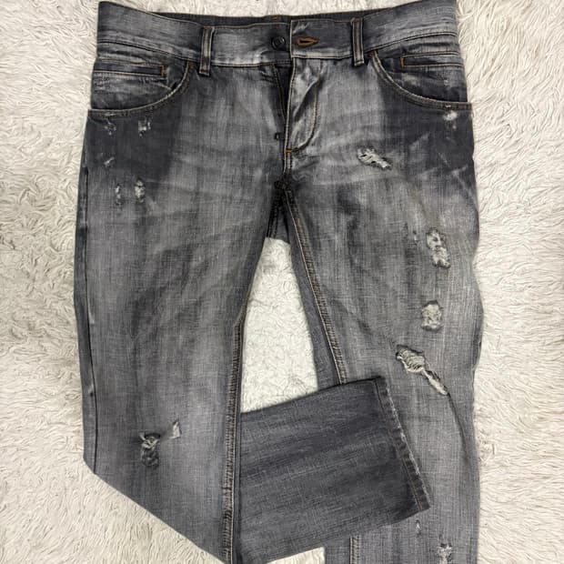 [48] 돌체앤가바나 디스트로이드 워싱 데님 팬츠