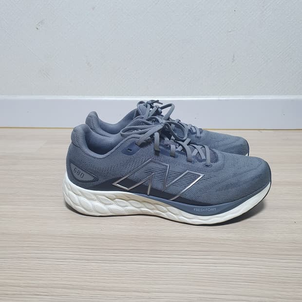 뉴발란스 680 v8 프레쉬폼 운동화 그레이 265