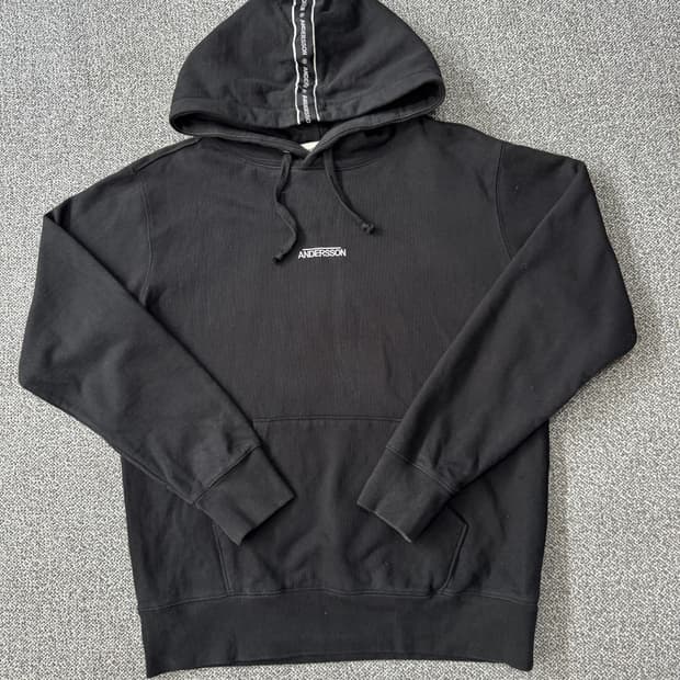 앤더슨벨 빅로고 후드