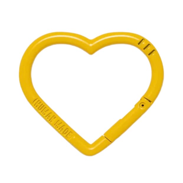 휴먼메이드 하트 카라비너 옐로우컬러 미개봉 새상품
