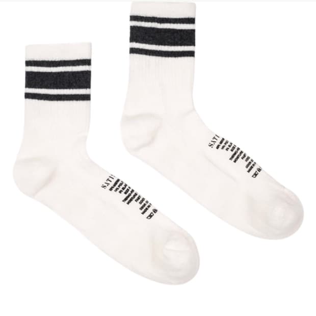 새티스파이 메리노 튜브삭스 화이트