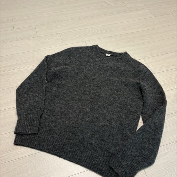 아르켓 챠콜 알파카 니트 스웨터 XS(95)