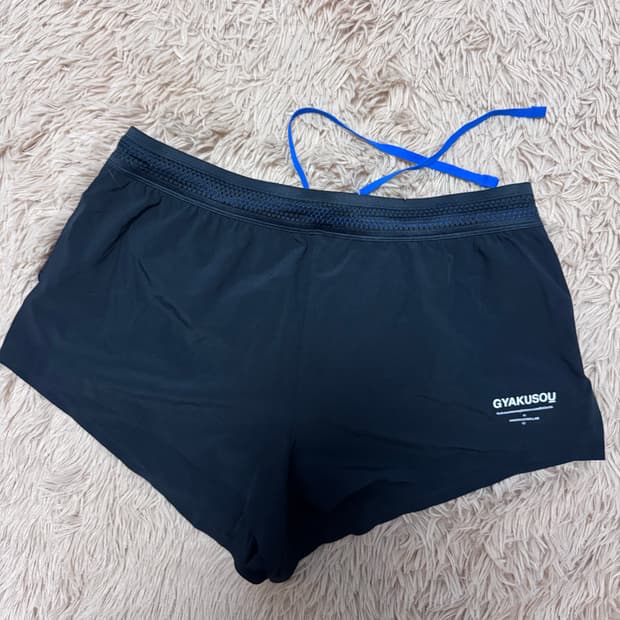나이키 X 갸쿠소우 블랙 러닝 쇼츠