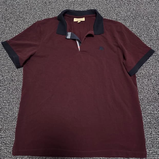 버버리 티셔츠/2XL/버건디(9)